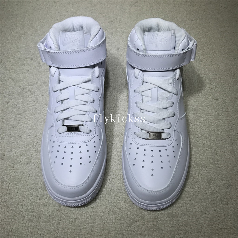 Nike Air Force 1 High Top Pure White